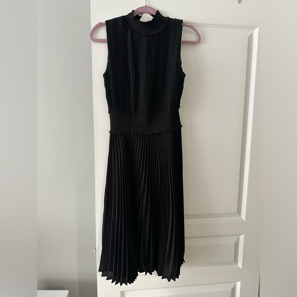 Nanette Lepore black midi dress